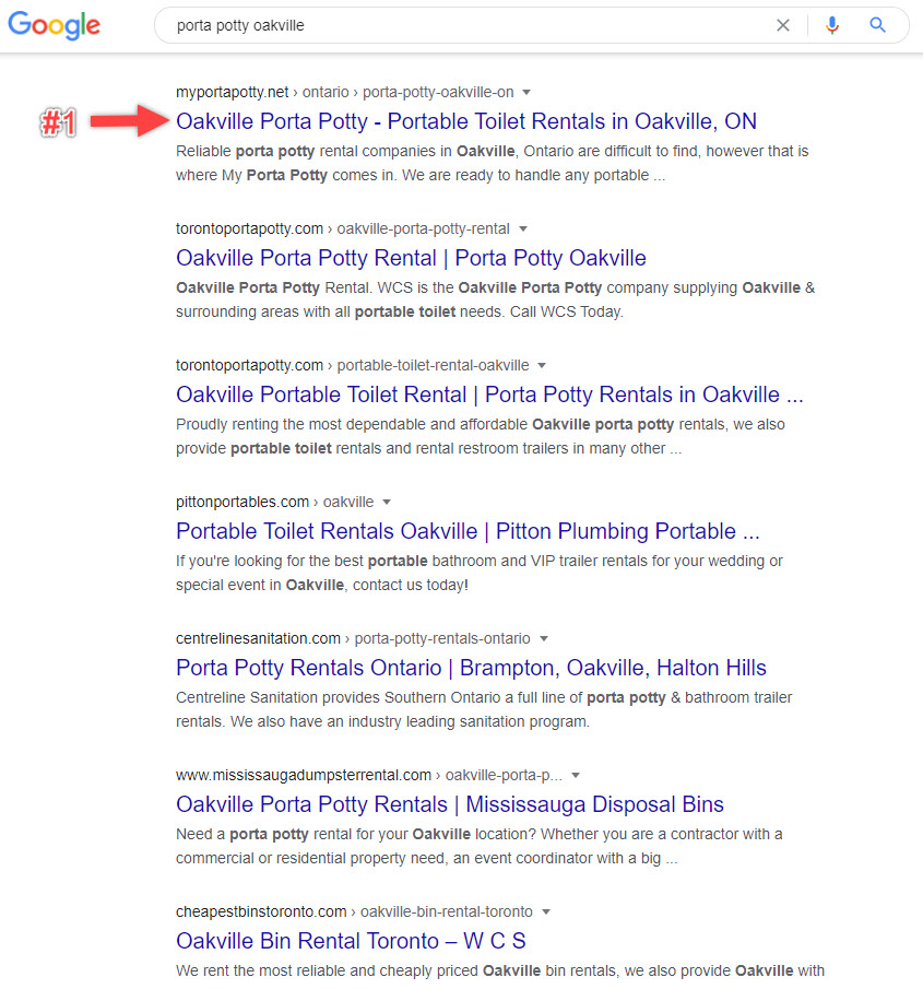 googleporta-potty-oakville